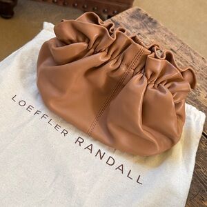 Loeffler Randall Willa leather Mini Pouch/crossbody, color Dasan, NWT